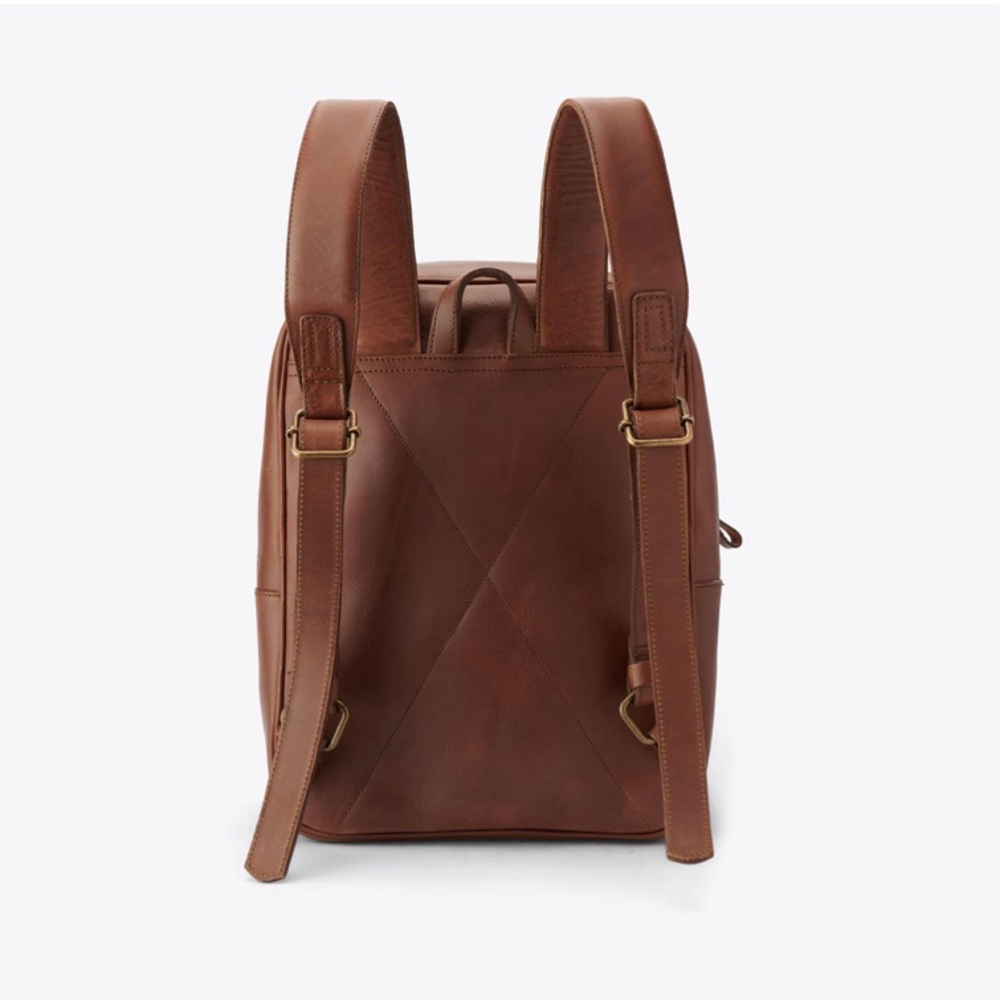 Nisolo Brown Cordoba Backpack - Picture 2 of 10